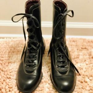 Tods leather booties